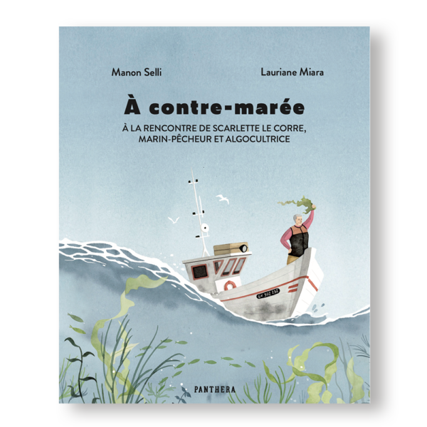 Couverture de À contre-marée de Manon Selli et Lauriane Miara, éditions Panthera